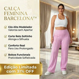 Calça Feminina Barcelona™ com Cós Alto Modelador
