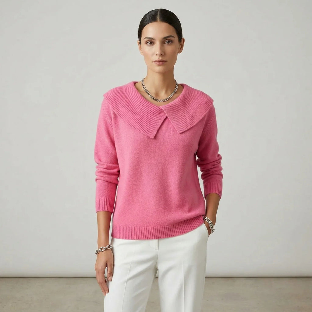 Blusa Manga Longa Noelle™ com Gola Estilizada