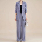 Conjunto Alviera™ com Blazer Sofisticado e Design de Alfaiataria