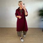 Moletom Dalen™ Estilo Vestido com Design Urbano
