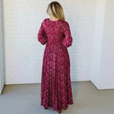 Vestido Avelline™ com Estampa Refinada e Caimento Fluido