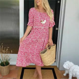 Vestido Eloria™ com Caimento Solto e Charme Atemporal