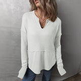 Blusa Elowen™ com Corte Moderno e Estilo Casual Chic