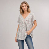 Blusa Lisboa™ em Viscose Premium com Decote em V