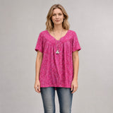 Blusa Lisboa™ em Viscose Premium com Decote em V