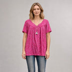 Blusa Lisboa™ em Viscose Premium com Decote em V
