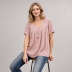 Blusa Lisboa™ em Viscose Premium com Decote em V