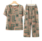 Conjunto Harmonia™ com Estampa Retrô-Chic / O Equilíbrio Perfeito Entre Estilo e Conforto Diário!