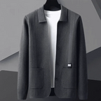 Cardigan Nolan™ em Tricô Texturizado com Acabamento Premium / Sofisticação Casual para os Dias Mais Frescos!