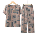 Conjunto Harmonia™ com Estampa Retrô-Chic / O Equilíbrio Perfeito Entre Estilo e Conforto Diário!