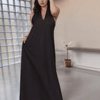 Vestido Jade™ com Decote Moderno e Caimento Impecável / Um Clássico Versátil para Todo Momento!