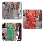 [COMPRE 2 E LEVE 3]  Vestido Harmonia Tropical™ com Estampa Boho e Tecido Leve / Um Toque de Cor e Liberdade para seu Dia!