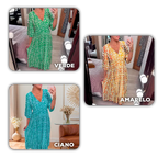 [COMPRE 2 E LEVE 3]  Vestido Harmonia Tropical™ com Estampa Boho e Tecido Leve / Um Toque de Cor e Liberdade para seu Dia!