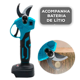 Tesoura de Poda Modern Lar™ com Lâmina SK5 e Motor Elétrico / Design Ergonômico para Cortes Limpos e Rápidos no Seu Jardim!